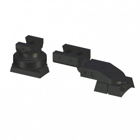 Montáž pro Browning X-Bolt otočná, šína 70° h:17 Montáž pro Browning X-Bolt otočná, šína 70° h:17